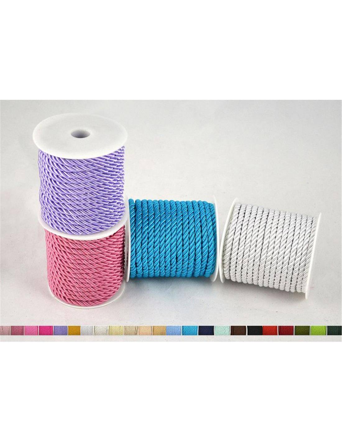 Κορδόνι τρίκλωνο rayon 5mmX15m