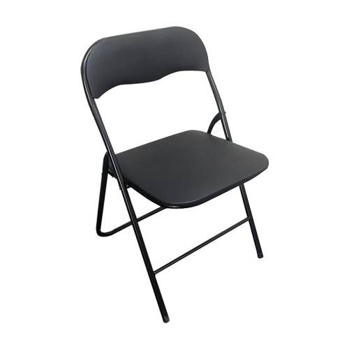 ΜΕΤΑΛΛΙΚΗ ΑΝΑΔΙΠΛΟΥΜΕΝΗ ΚΑΡΕΚΛΑ Fylliana 758 ΜΑΥΡΟ ΧΡΩΜΑ 43x44x78εκ