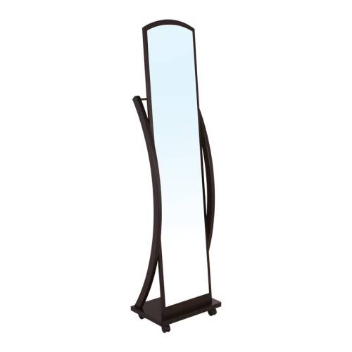 ROGER Καθρέπτης Δαπέδου Ξύλο, Απόχρωση Καρυδί Ε-00017142 Ε7183,2