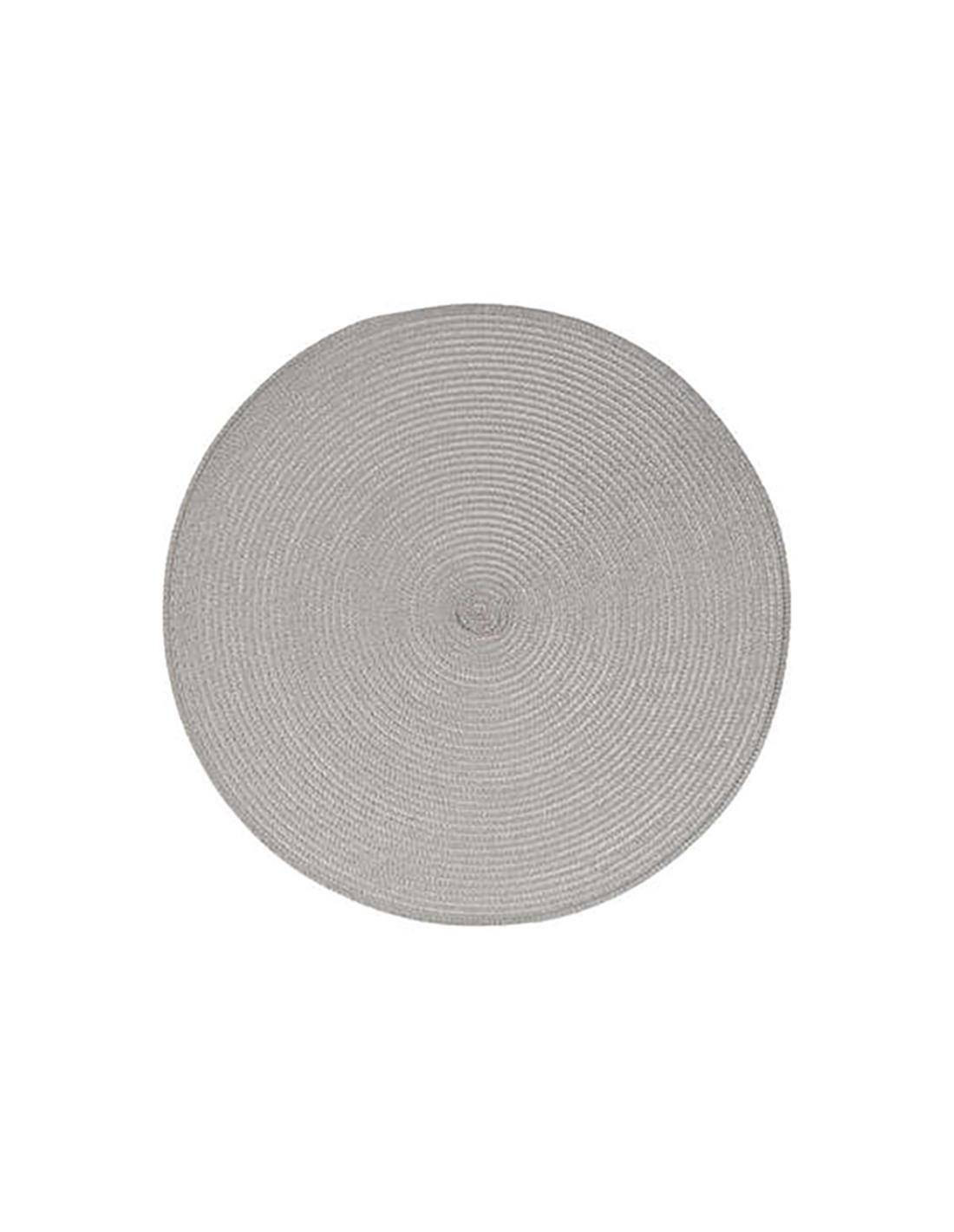 Σουπλά πλεκτό αν.γκρι στρογγ.Φ38εκ.