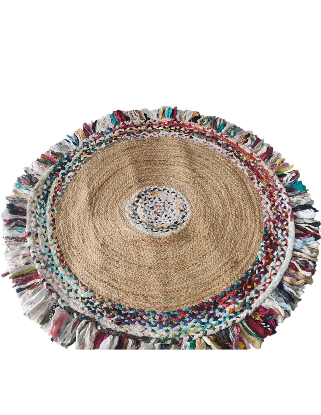 Χαλί βαμβ/γιούτα multy Φ120