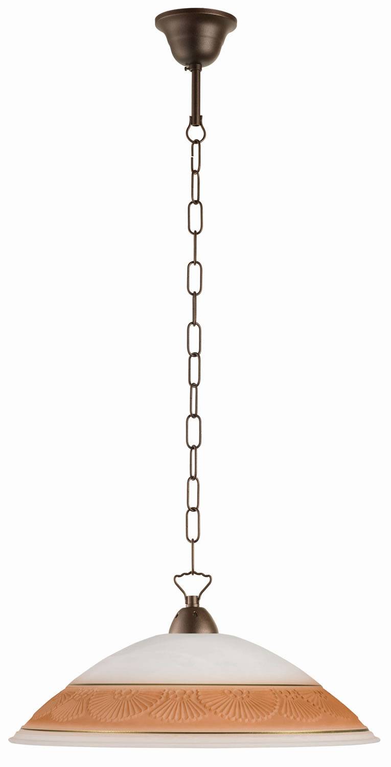 Φωτιστικό μονόφωτο γυαλί καφέ Ε27 Φ45