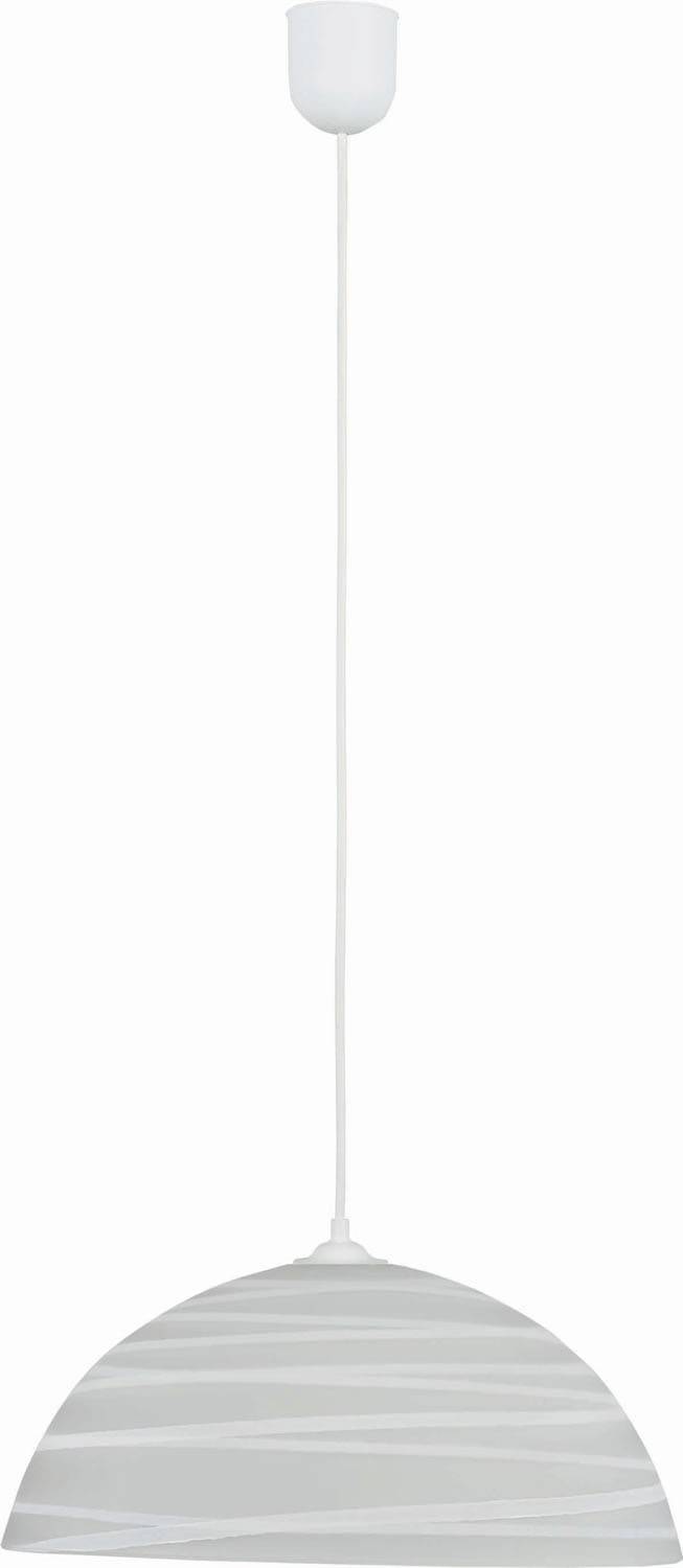 Φωτιστικό μονόφωτο γυαλί λευκό Ε27 Φ30