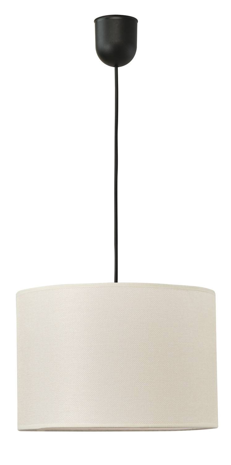 Φωτιστικό μονόφωτο αμπαζούρ μπεζ Ε27 Φ40