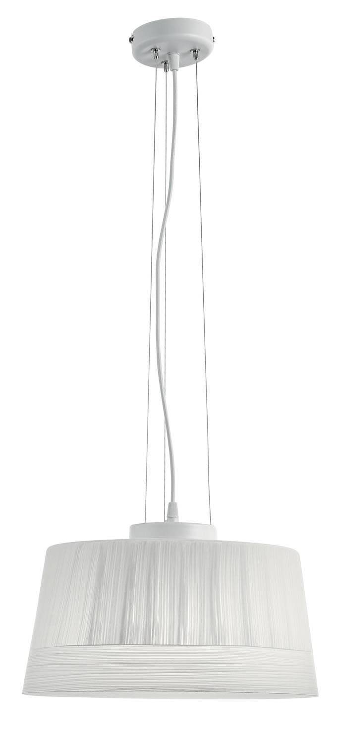 Φωτιστικό μονόφωτο γυαλί λευκό Ε27 Φ35