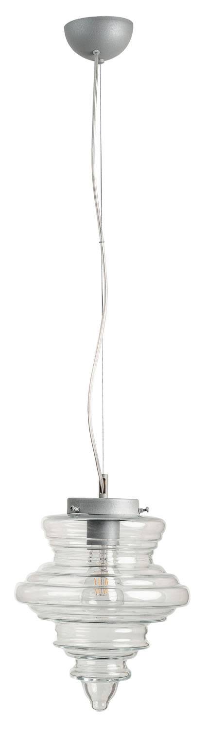 Φωτιστικό μονόφωτο γυαλί διάφανο Ε27 Φ26