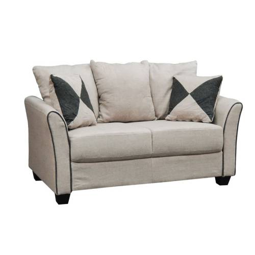 ASHLEY Καναπές Σαλονιού - Καθιστικού 2Θέσιος, Ύφασμα Μπεζ Ε-00013780 Ε986,2