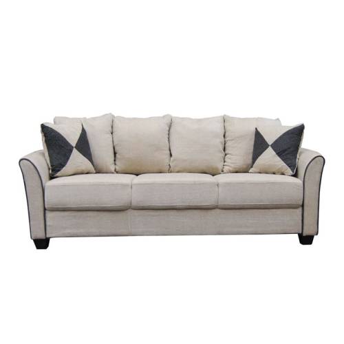 ASHLEY Καναπές Σαλονιού - Καθιστικού 3Θέσιος, Ύφασμα Μπεζ Ε-00013781 Ε986,3