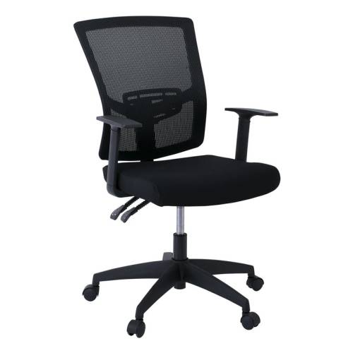 BF2910 Πολυθρόνα Γραφείου Μαύρο Mesh - Ύφασμα Μαύρο Ε-00022849 ΕΟ523,1