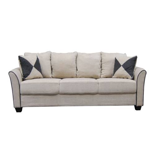 ASHLEY Καναπές Σαλονιού - Καθιστικού 3Θέσιος, Ύφασμα Μπεζ Ε-00013781 Ε986,3