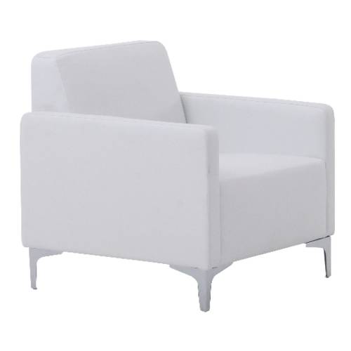 STYLE Πολυθρόνα Σαλονιού Καθιστικού, Pu Άσπρο Ε-00018713 Ε948,11