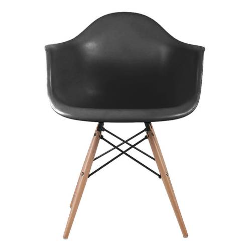 ALEA Wood Πολυθρόνα Ξύλο, ΡΡ Μαύρο Ε-00019579 ΕΜ129,2W