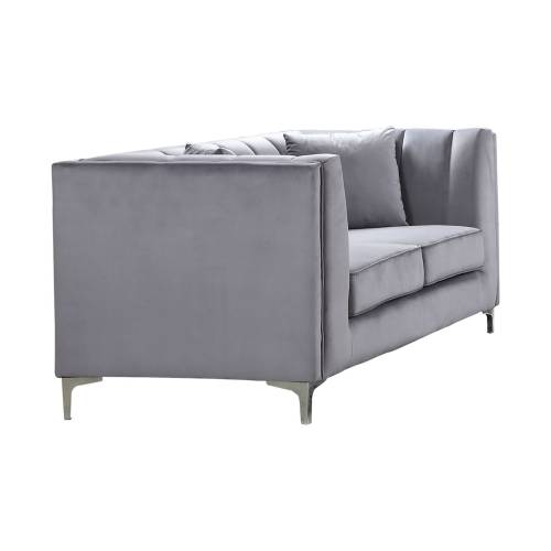 PARSON Kαναπές 2Θέσιος Σαλονιού - Καθιστικού, Ύφασμα Velure Απόχρωση Σκούρο Γκρι Ε-00020015 Ε9636,22