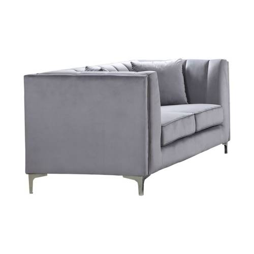 PARSON Kαναπές 2Θέσιος Σαλονιού - Καθιστικού, Ύφασμα Velure Απόχρωση Σκούρο Γκρι Ε-00020015 Ε9636,22