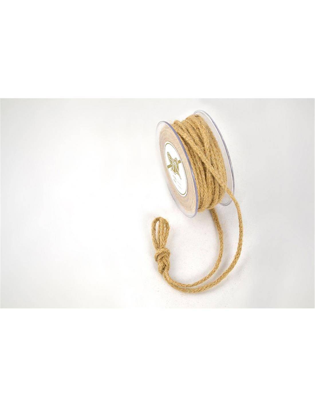 Κορδόνι κοτσίδα φυσικό 5mmX20m