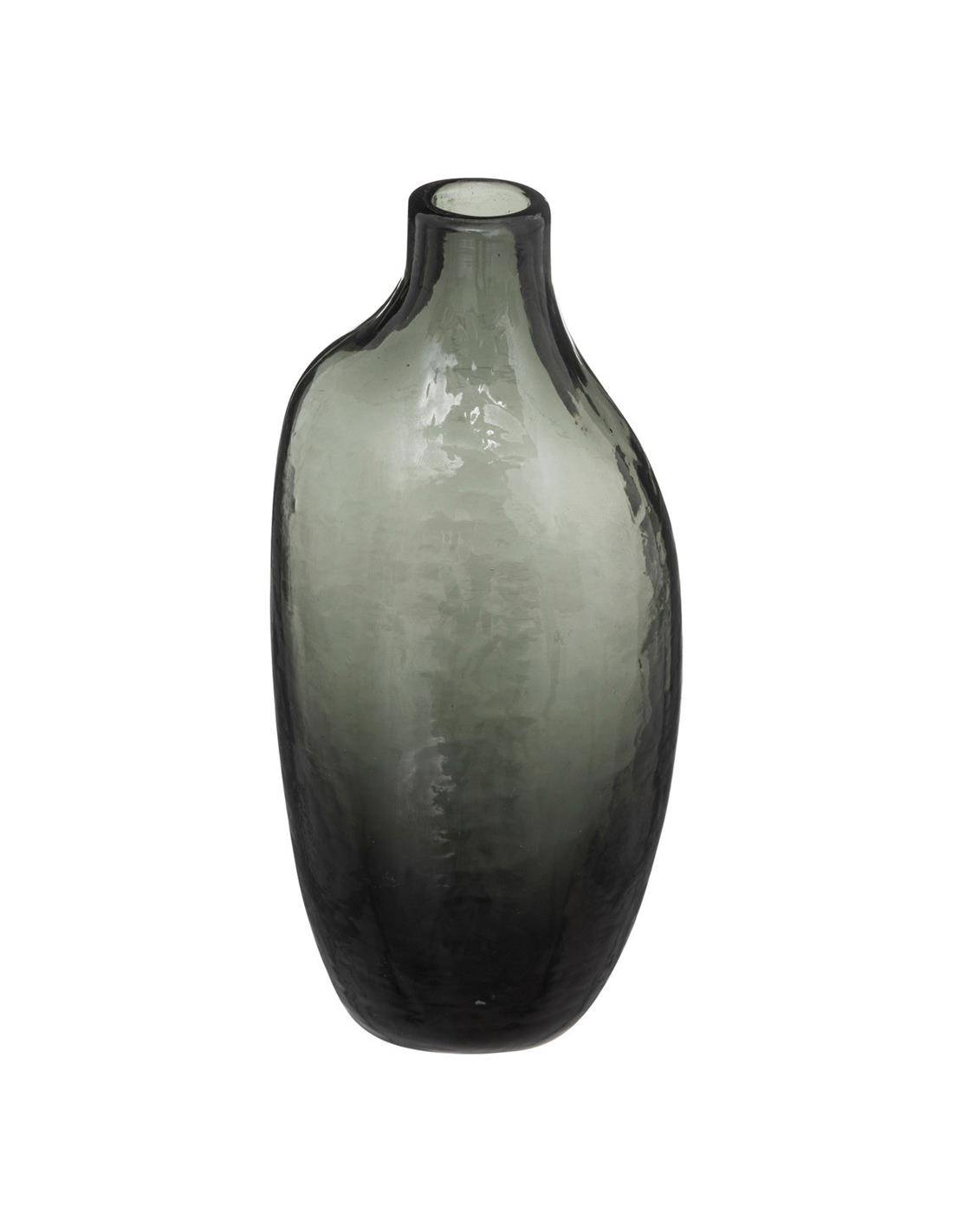 Βάζο γυαλ.γκρι 9,5Χ19,7