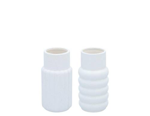 Βάζο πορσ.λευκό 2σχ. 10Χ20