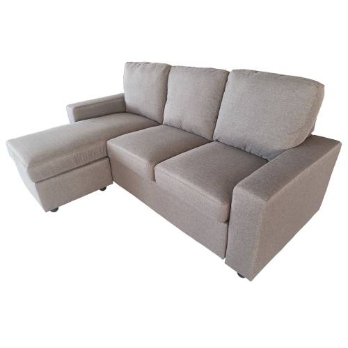 PORTLAND Καναπές Σαλονιού - Καθιστικού, Γωνία Αναστρέψιμος Ύφασμα Cappuccino Ε-00024701 Ε9585,61