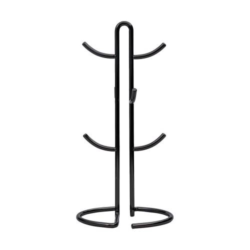 ESTIA ΒΑΣΗ ΓΙΑ ΚΟΥΠΕΣ NICKEL BLACK ΑΠΟ ΚΡΑΜΑ ΨΕΥΔΑΡΓΥΡΟΥ 6 ΘΕΣΕΩΝ