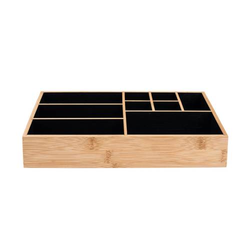 ESTIA ΘΗΚΗ ΟΡΓΑΝΩΣΗΣ ΚΑΛΛΥΝΤΙΚΩΝ BAMBOO 9 ΘΕΣΕΩΝ 33x21x9cm
