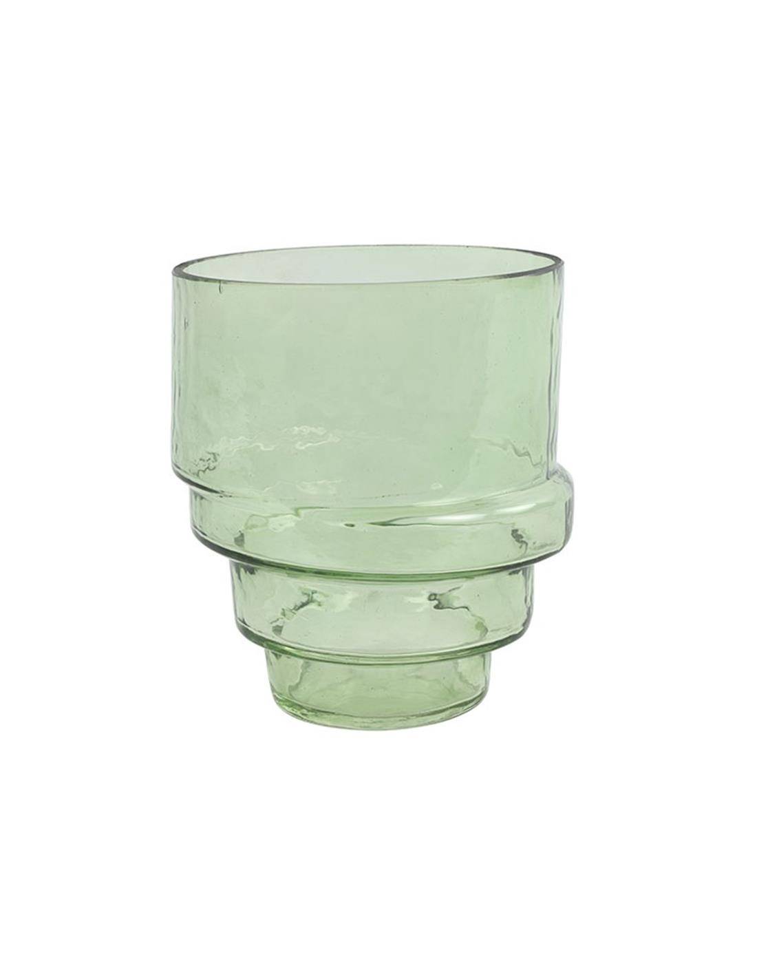 Βάζο γυαλ.Angelica βεραμάν 15Χ17