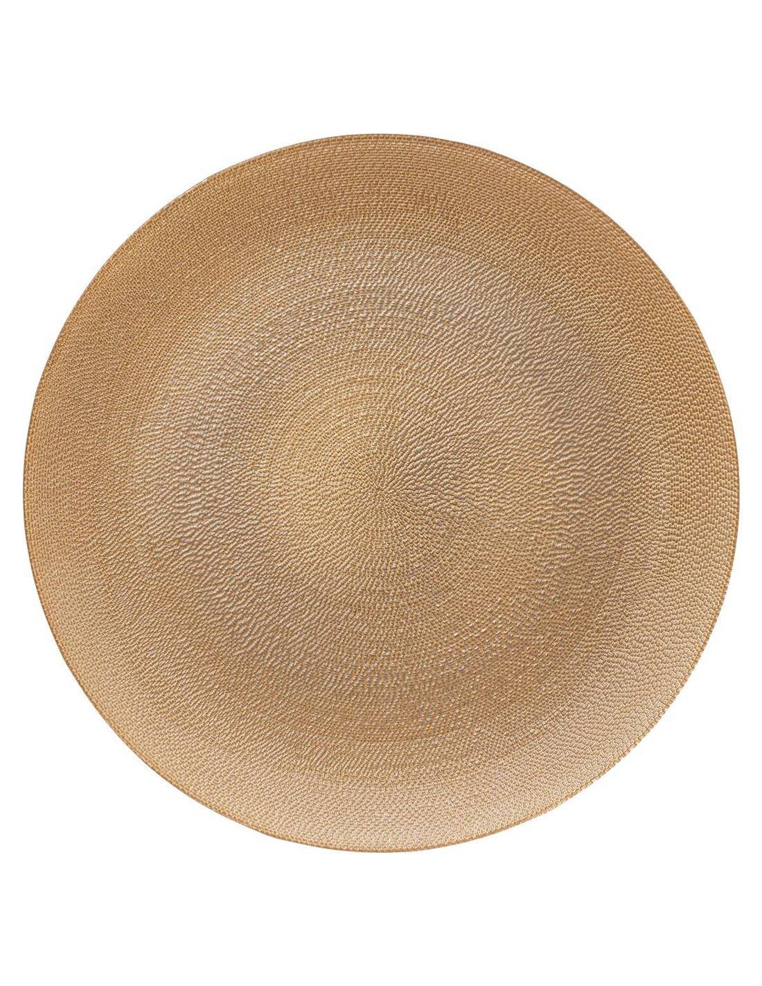 Πιάτο γυαλ.χρυσό Φ28