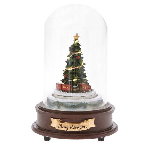 ΣΤΟΛΙΣΜΕΝΟ ΔΕΝΤΡΟ ΣΕ ΓΥΑΛΑ ΜΕ ΦΩΣ ΜΟΥΣΙΚΗ ΚΑΙ ΚΙΝΗΣΗ Φ13Χ21ΕΚ ΜΠΑΤΑΡΙΑΣ