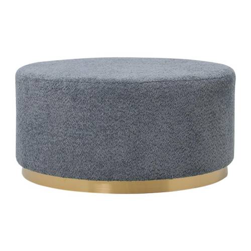 ΥΦΑΣΜΑΤΙΝΟ ΣΤΡΟΓΓΥΛΟ ΣΚΑΜΠΟ Fylliana 22283 ΜΠΛΕ ΧΡΩΜΑ ΜΕ ΧΡΥΣΗ ΒΑΣΗ 80x80x41εκ