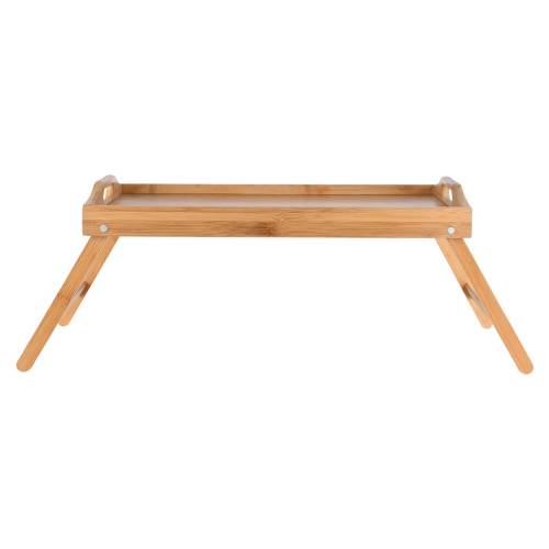 ESTIA ΔΙΣΚΟΣ ΣΕΡΒΙΡΙΣΜΑΤΟΣ BAMBOO ESSENTIALS 50x30x21cm ΜΕ ΑΝΑΔΙΠΛΟΥΜΕΝΑ ΠΟΔΙΑ