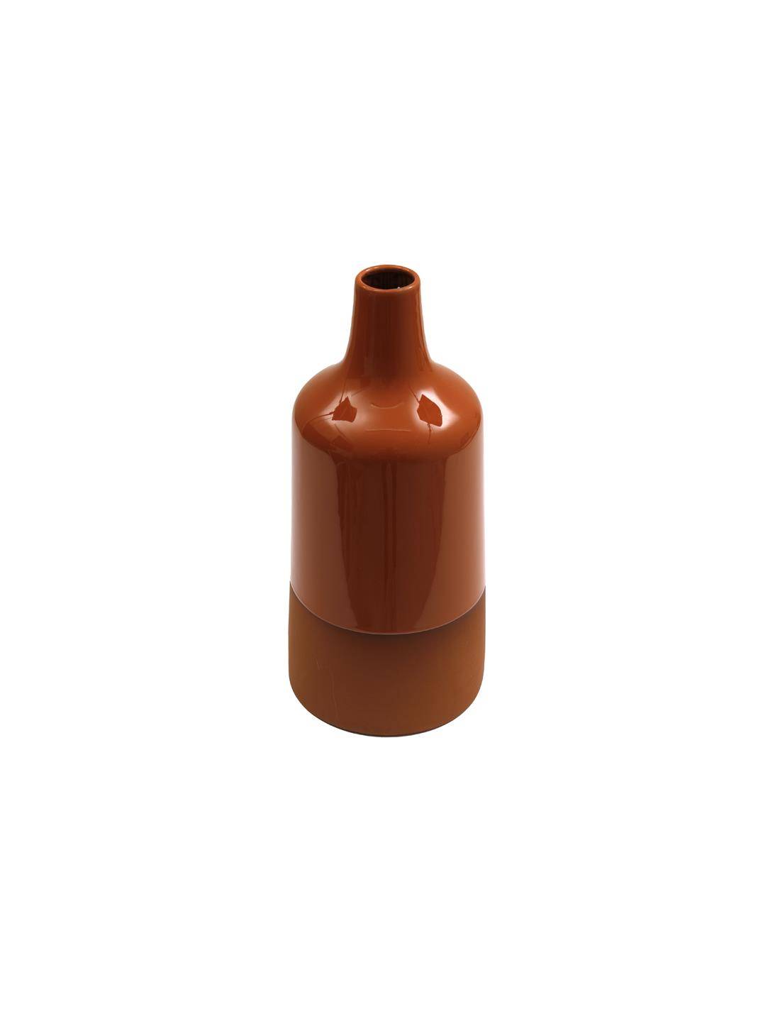 Βάζο/ μπουκάλι κεραμ.terracotta 14X30,5CM