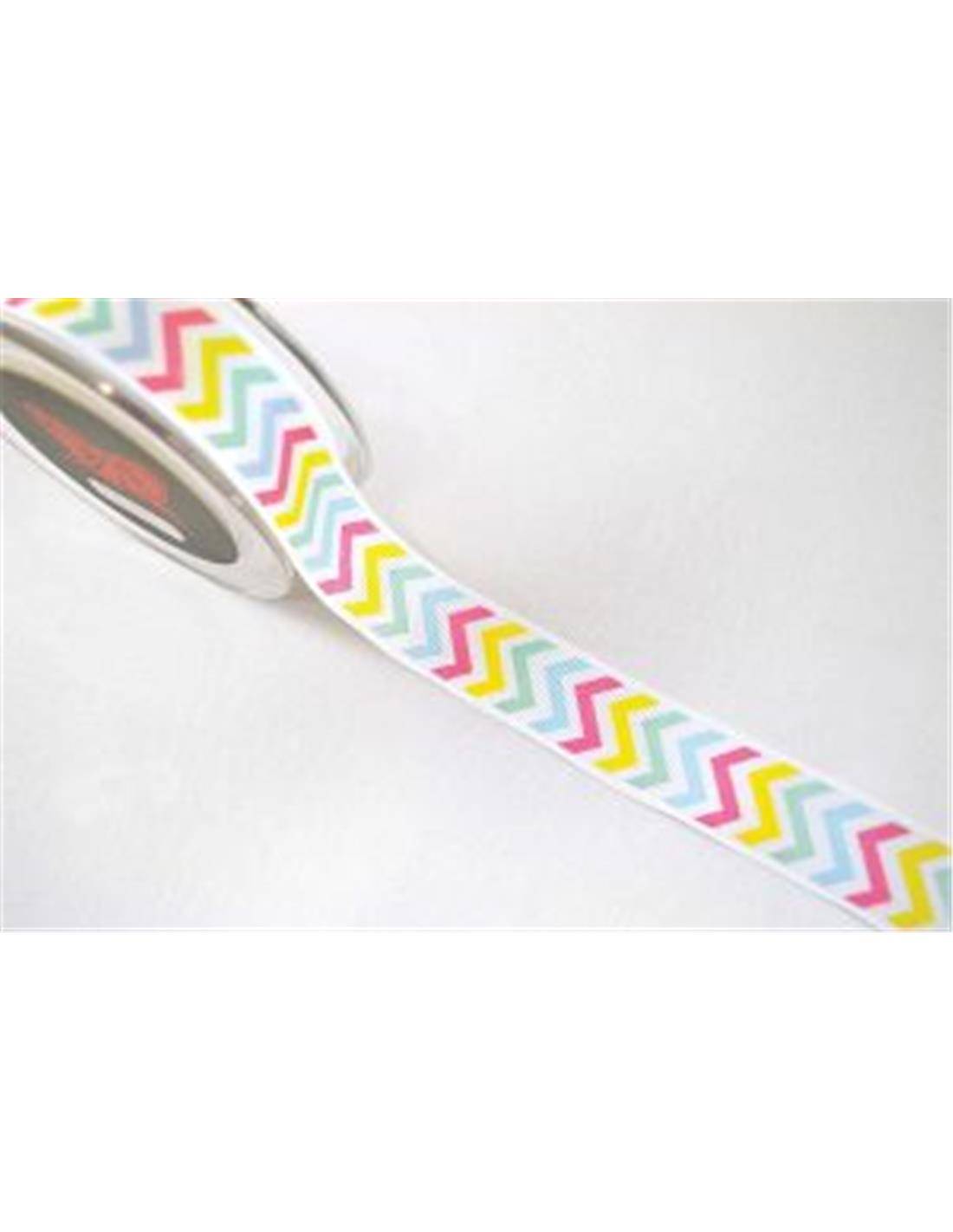 ΚΟΡΔΕΛΑ ΓΚΡΟ GRO COLORFULL SEVRON  2,3cmX9m