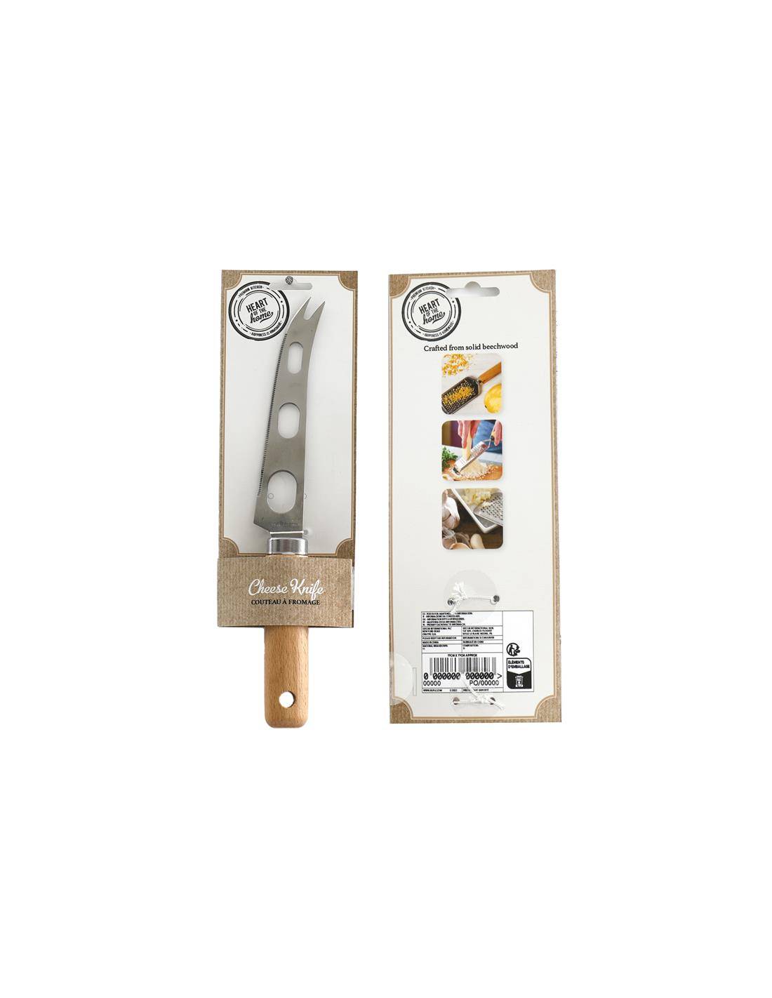 Μαχαίρι τυριών με ξύλινο χέρι 26CM