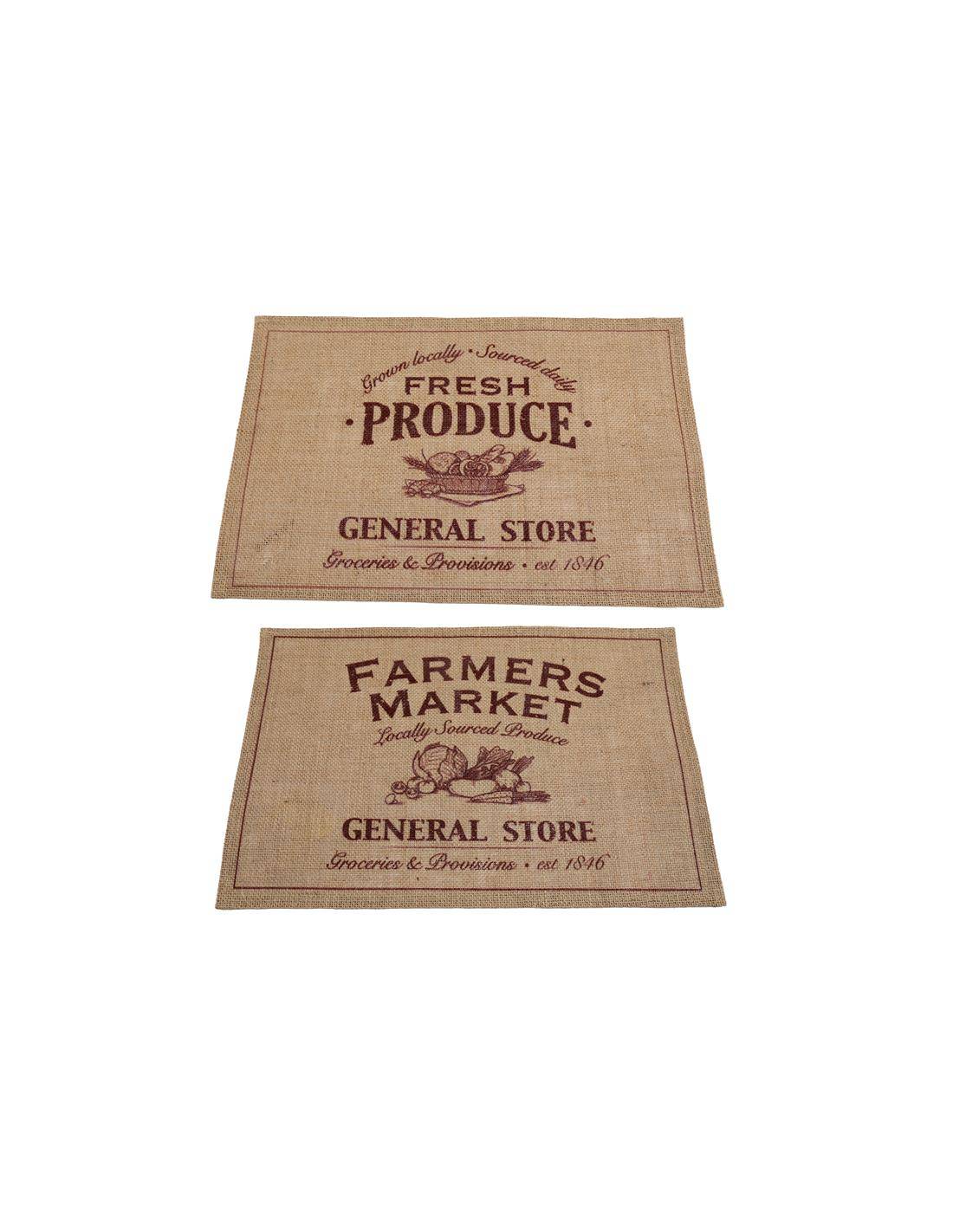 Σουπλά γιούτας 2σχ.30Χ45CM