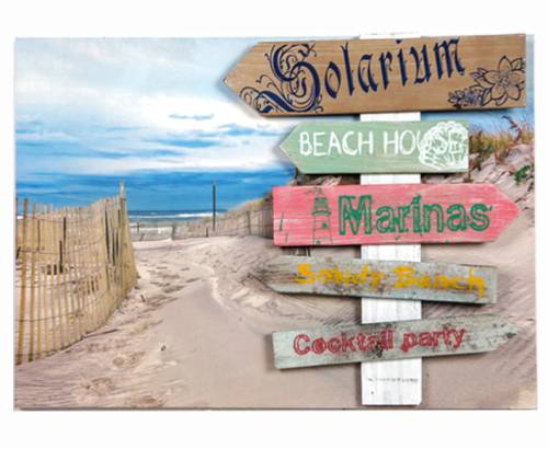 Διακοσμητικός Καμβάς με Πινακίδες  PI243