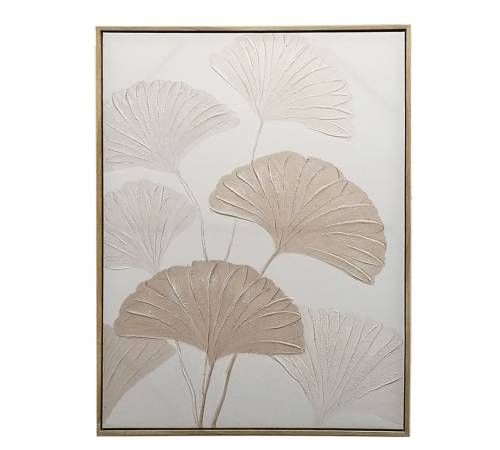 Ελαιοτυπία σε καμβά με φύλλα πάπυρου,60x80cm PI350