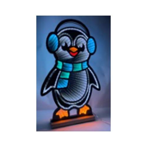 ΦΩΤΙΖΟΜΕΝΟΣ ΠΙΓΚΟΥΙΝΟΣ 27Χ40ΕΚ ΣΕ ΞΥΛΙΝΗ ΒΑΣΗ