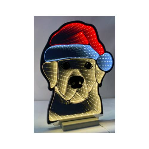 ΦΩΤΙΖΟΜΕΝΟ ΣΚΥΛΙ 48Χ60ΕΚ ΠΡΟΤΟΜΗ ΣΕ ΞΥΛΙΝΗ ΒΑΣΗ