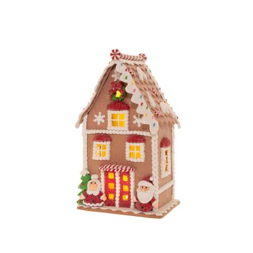 GINGERBREAD ΣΠΙΤΑΚΙ ΜΕ LED ΦΩΣ 16Χ13Χ29ΕΚ