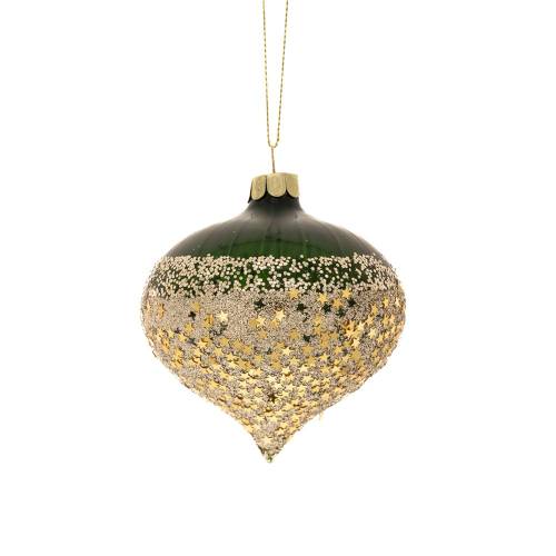 ΣΕΤ 6 ΠΡΑΣΙΝΗ ΓΥΑΛΙΝΗ ΜΠΑΛΑ ΚΡΕΜΜΥΔΙ ΜΕ ΧΡΥΣΑ ΑΣΤΕΡΙΑ 8ΕΚ