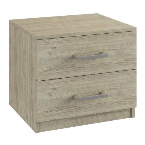 DEVON Κομοδίνο με 2 Συρτάρια, Απόχρωση Sonoma Ε-00025302 Ε756,2