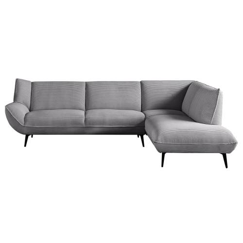 EMERALD Καναπές Σαλονιού Αριστερή Γωνία, Ύφασμα Γκρι Ε-00024953 Ε9419,22