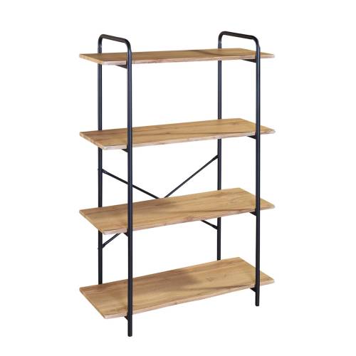 Ραφιέρα Μέταλλο Βαφή Μαύρο, Απόχρωση Sonoma Ε-00025291 ΕΟ445,2