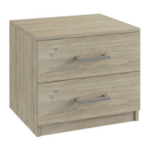 DEVON Κομοδίνο με 2 Συρτάρια, Απόχρωση Sonoma Ε-00025302 Ε756,2