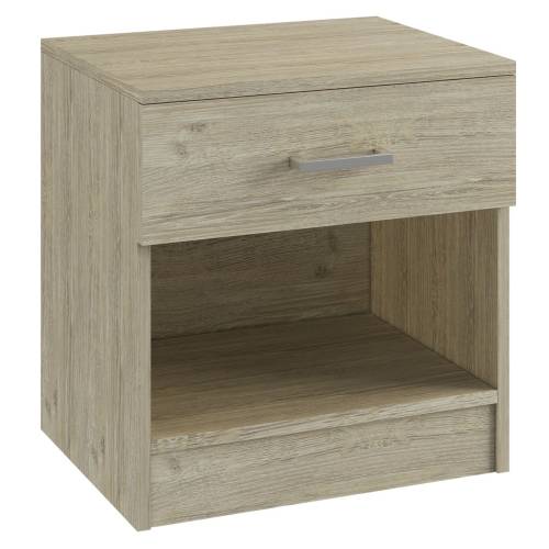 DEVON Κομοδίνο με 1 Συρτάρι, Απόχρωση Sonoma Ε-00025304 Ε757,2