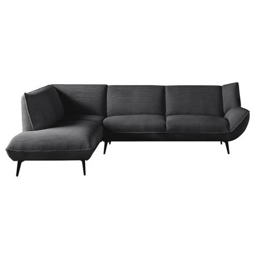 EMERALD Καναπές Σαλονιού Δεξιά Γωνία, Ύφασμα Ανθρακί Ε-00024954 Ε9419,31