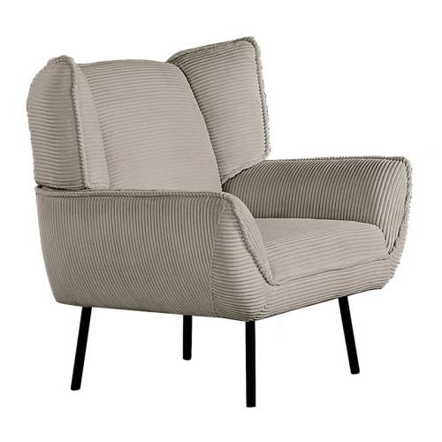 EMERALD Πολυθρόνα - Σαλονιού - Καθιστικού, Ύφασμα Μπεζ Ε-00024947 Ε9418,1