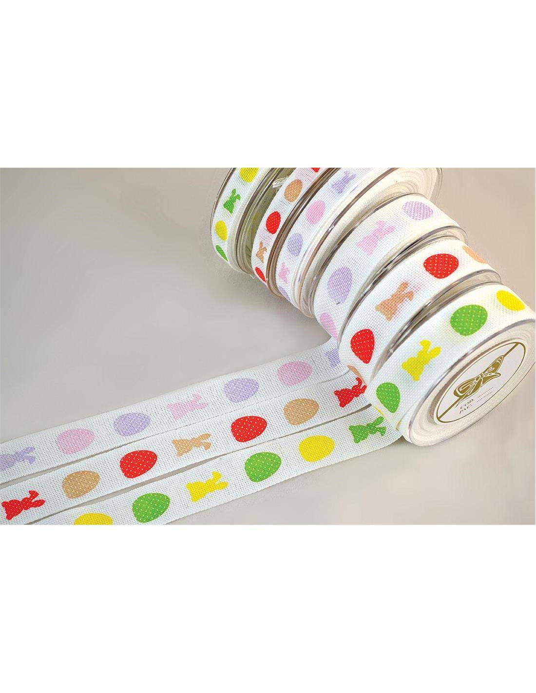 Κορδέλα EASTER TIME 25MMX9.10M