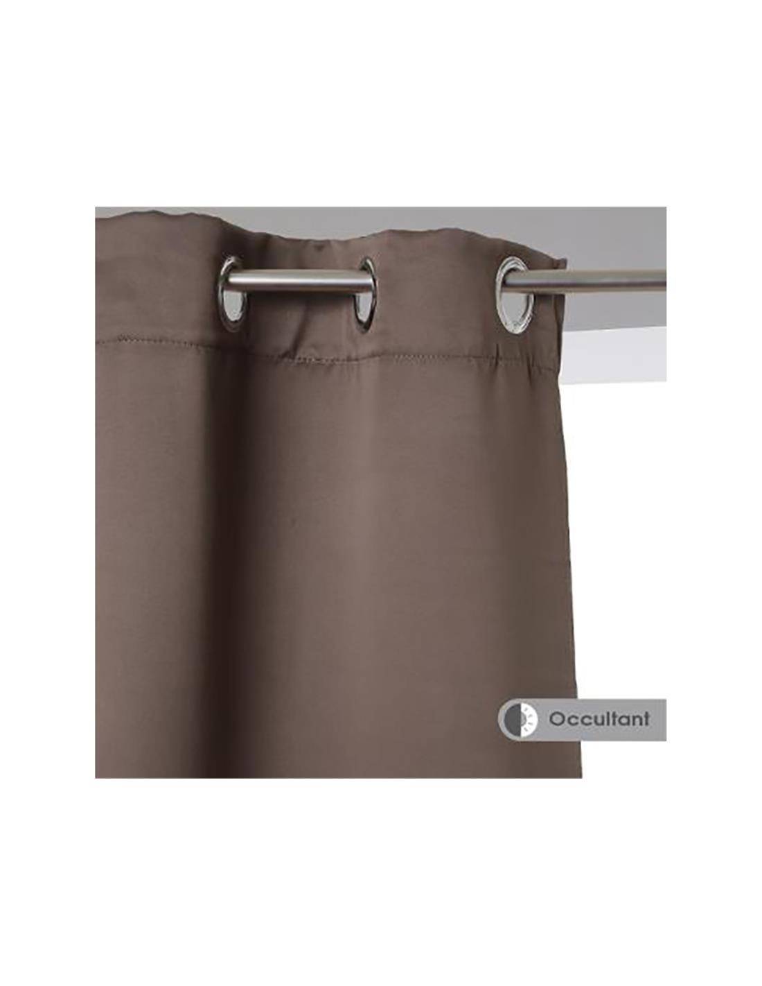 Κουρτίνα blackout καφέ 140Χ260