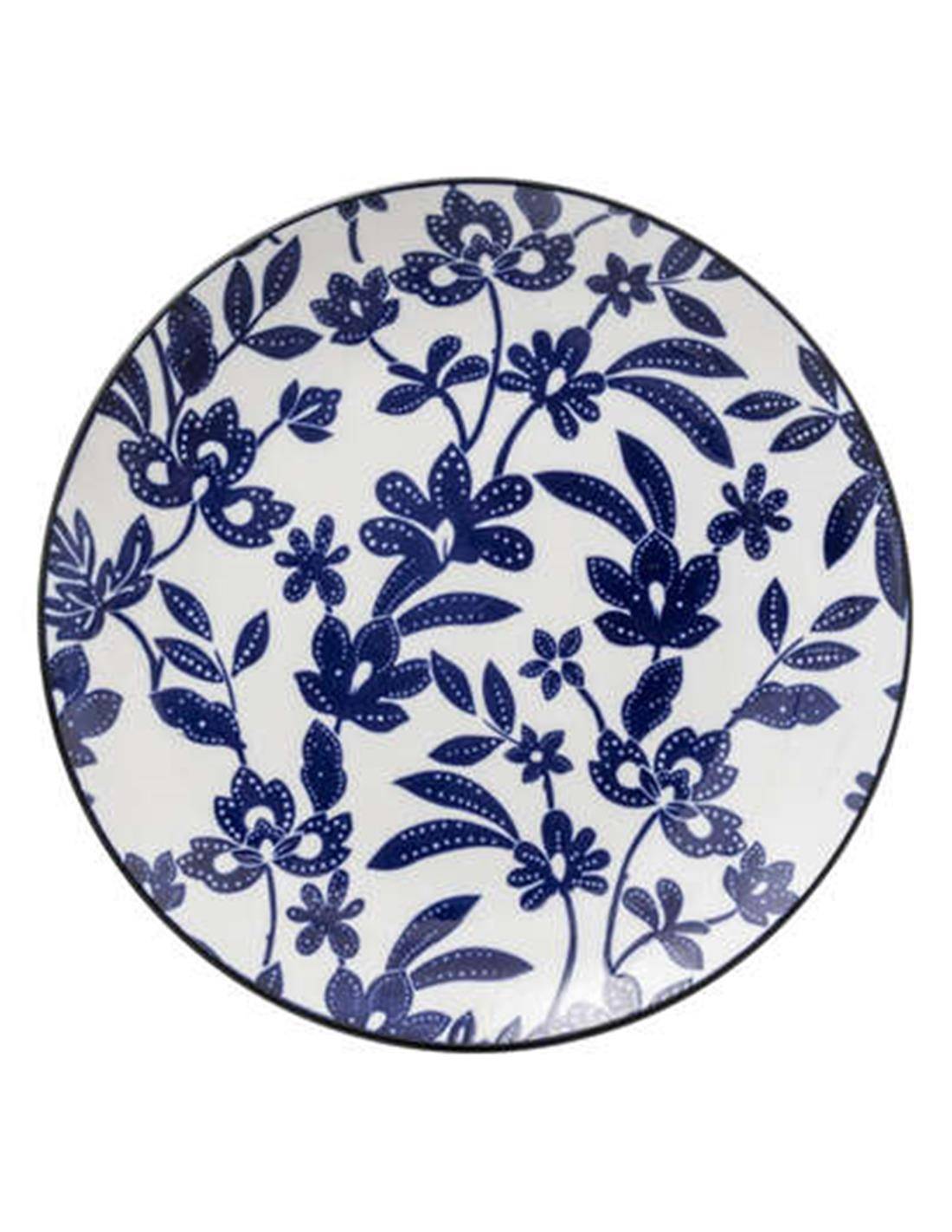 Πιάτο πορσ.μπλε/ασπρο MARIA Φ19