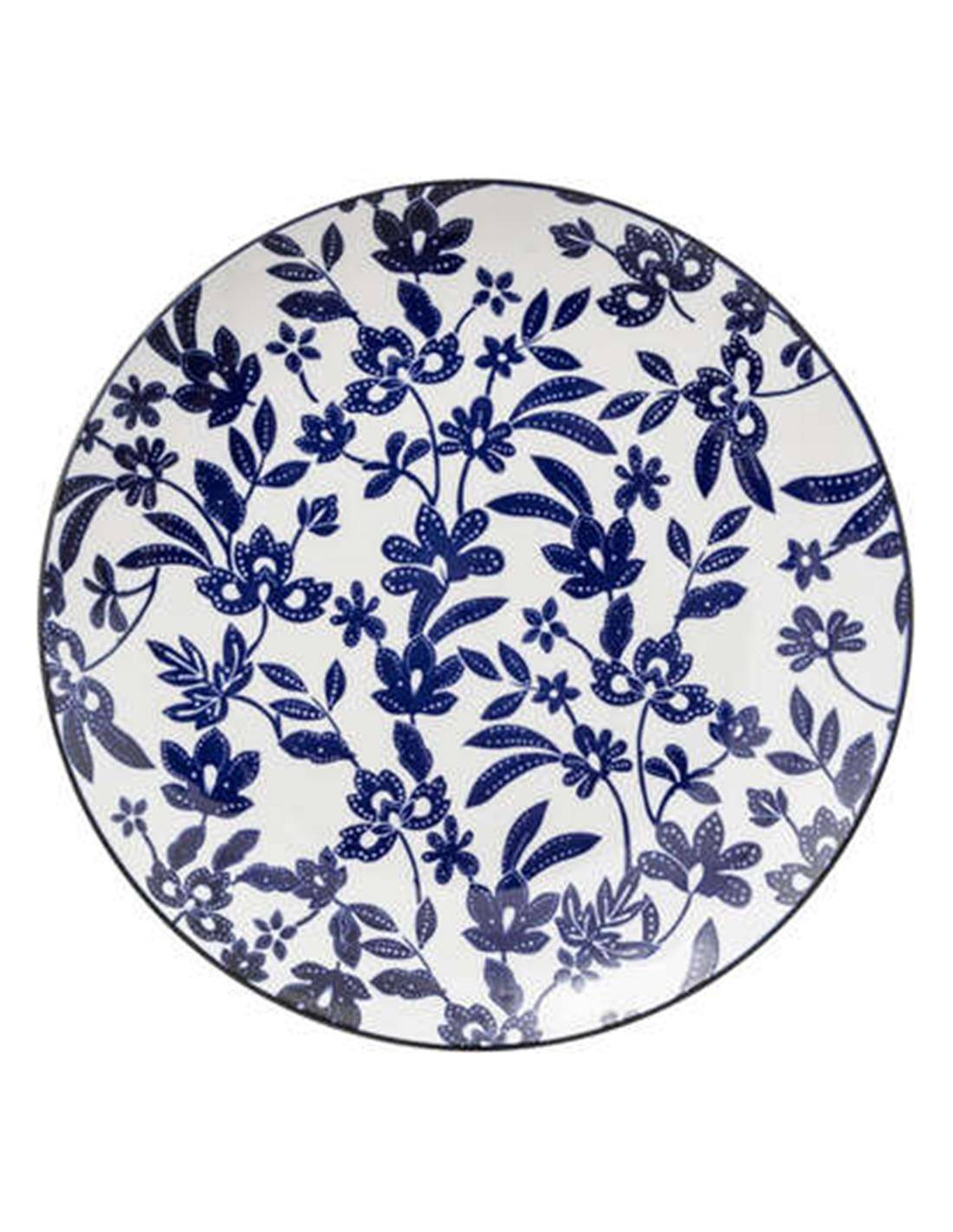 Πιάτο πορσ.μπλε/ασπρο MARIA Φ27